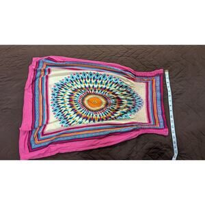 Women's bandeau tunic/cover up with Mandela pattern by Bailey Blue size L